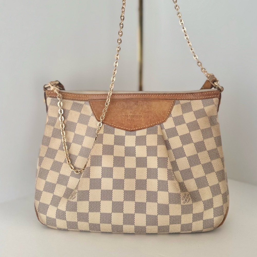 UNDER CONSTRUCTION!  1991 Louis Vuitton Siracusa Vintage Damier Crossbody